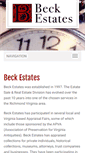 Mobile Screenshot of beckestates.com